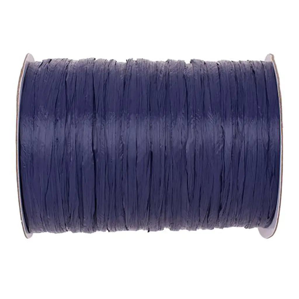 Raffia Matt 100m, Dark Blue
