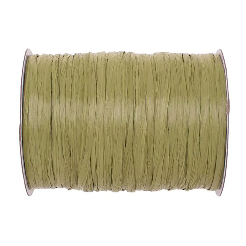 Raffia Matt 100m, Olive