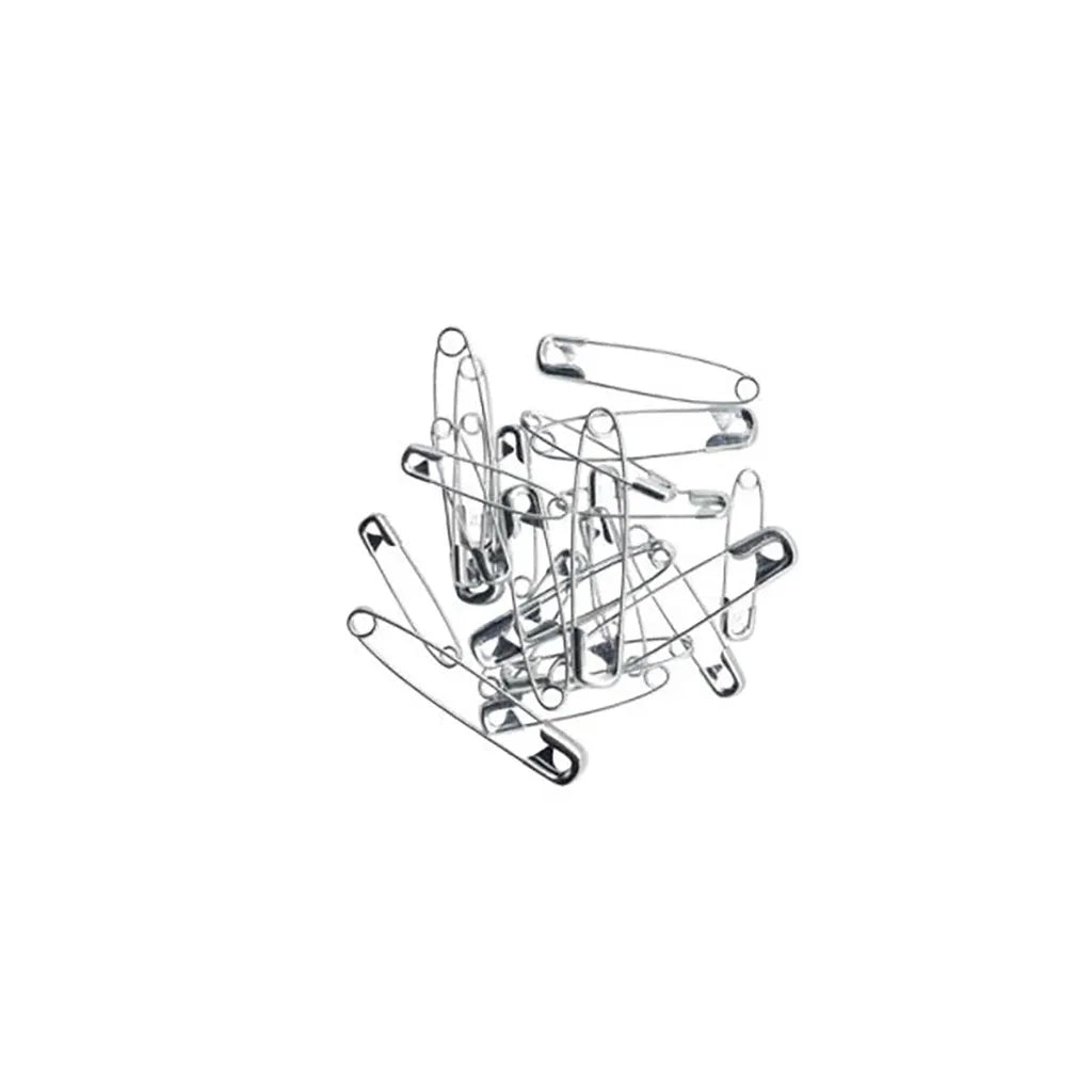 Safety Pins Assorted Silver, 24pcs