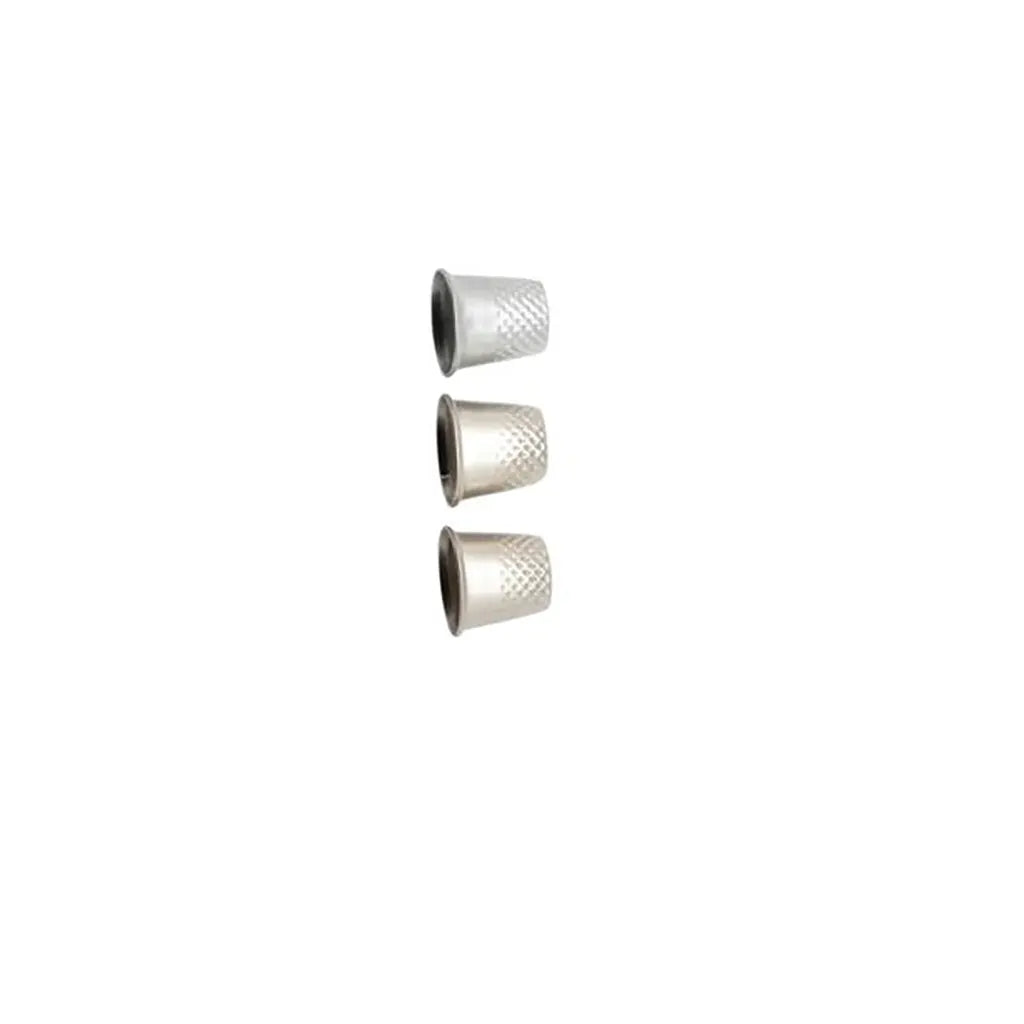 Thimbles 3pcs S/M/L, Metal