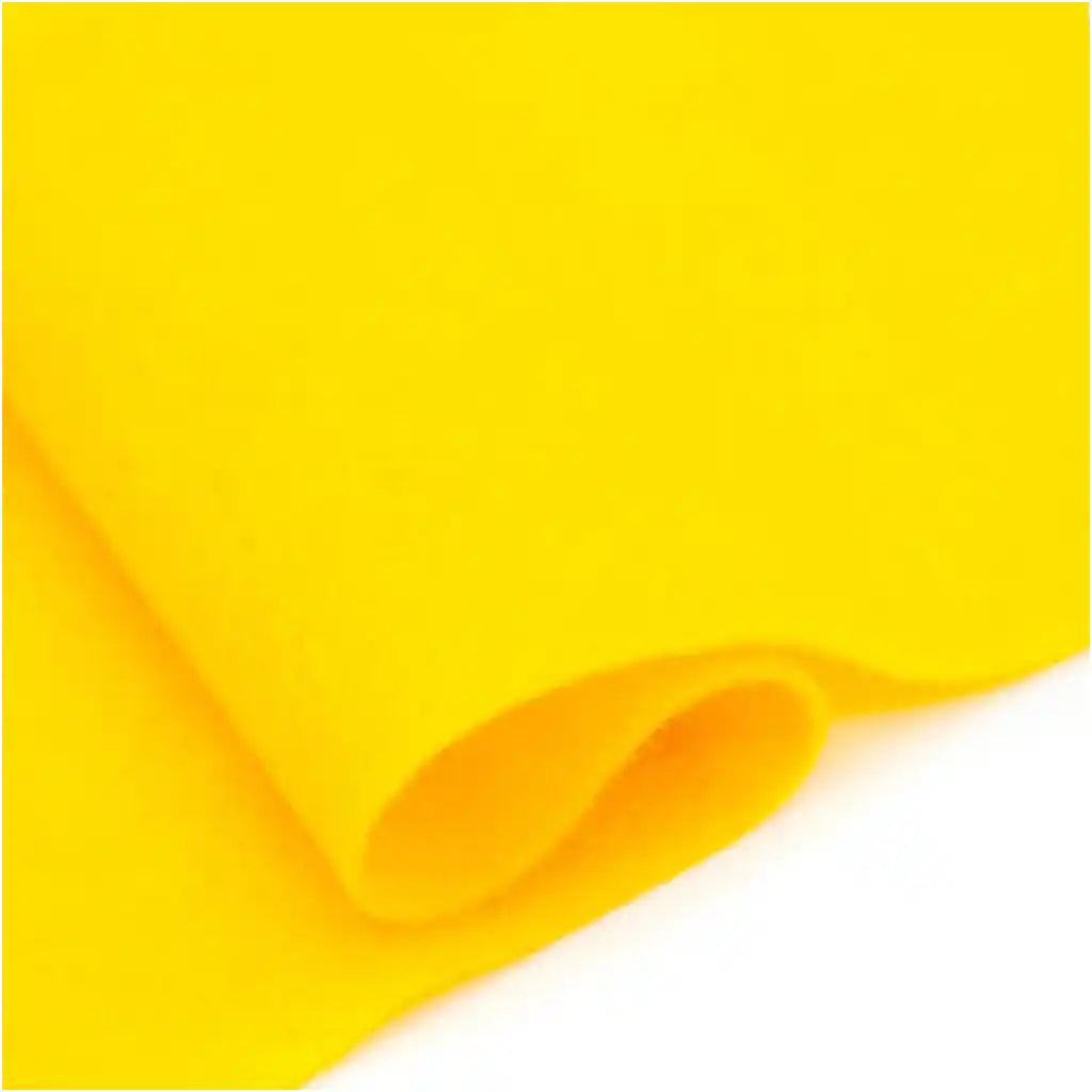 Craft Felt 250G 20X30cm 1pc, Yellow