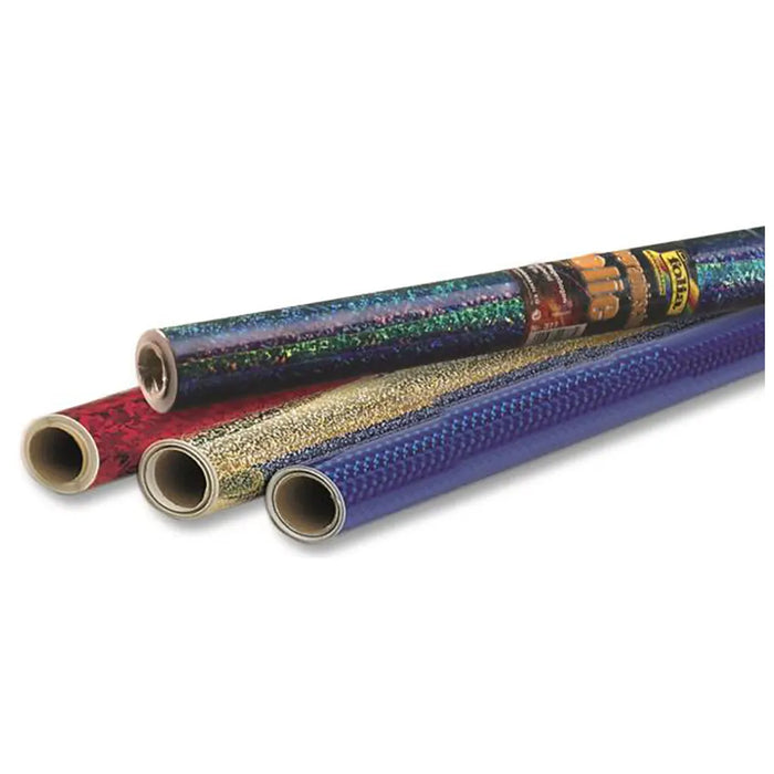 Hologram foil, 40cmx1m 1 Roll Dots in Silver, Selfadhesive