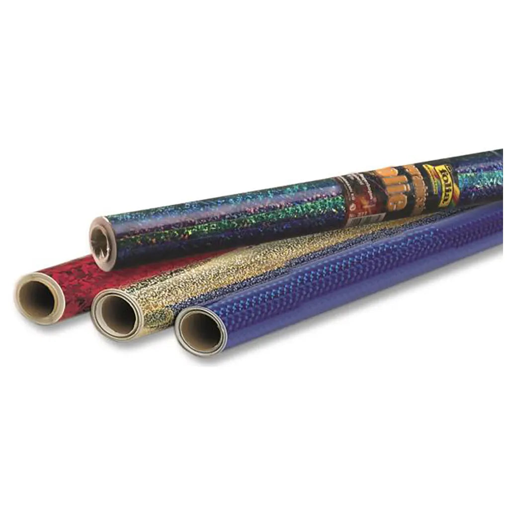 Hologram foil, 40cmx1m 1 Roll Flitter in Silver, Selfadhesive