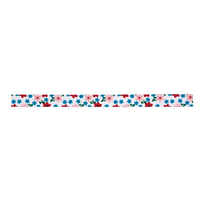 Washi-Tape Coloured Flowers 15mmx10m