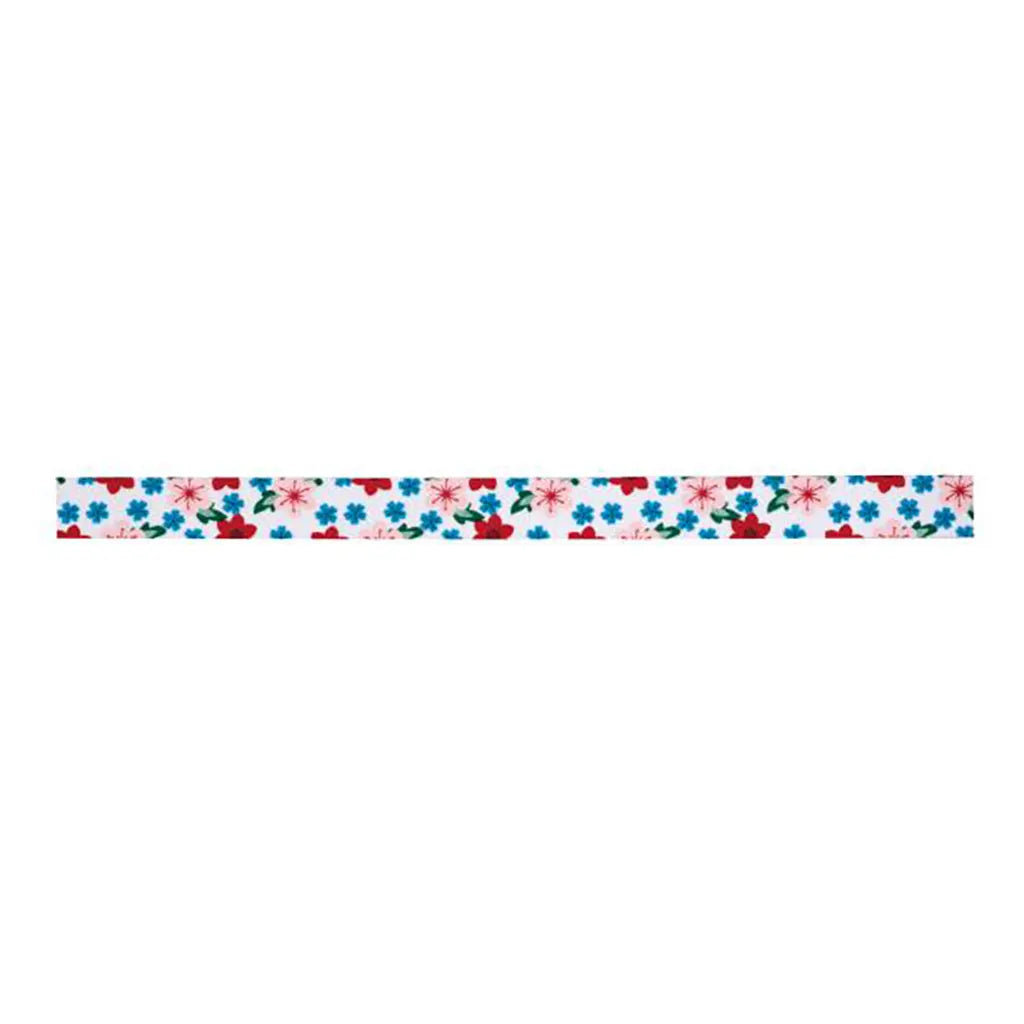 Washi-Tape Coloured Flowers 15mmx10m