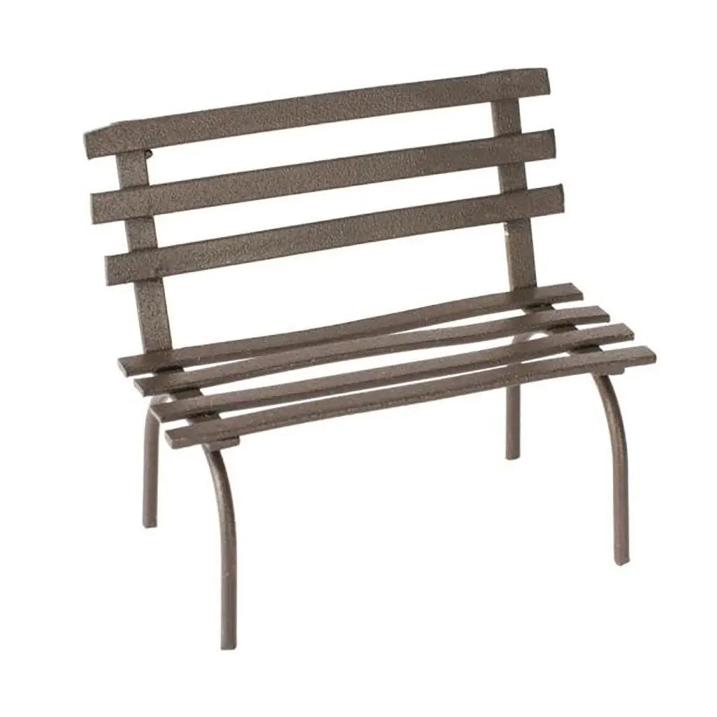 Mini-Gardening Garden Bench Rust 6.5x6x4cm
