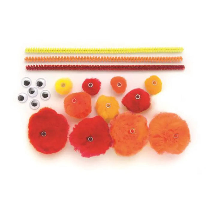 Craft kit basic 56pcs Mix Red