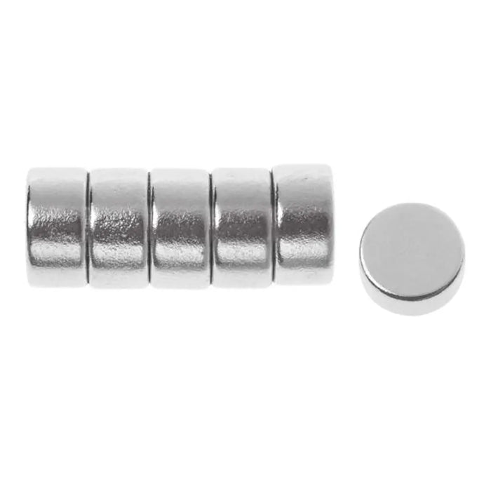 Magnets Extra Strong 6pcs D: 8mm H: 4mm