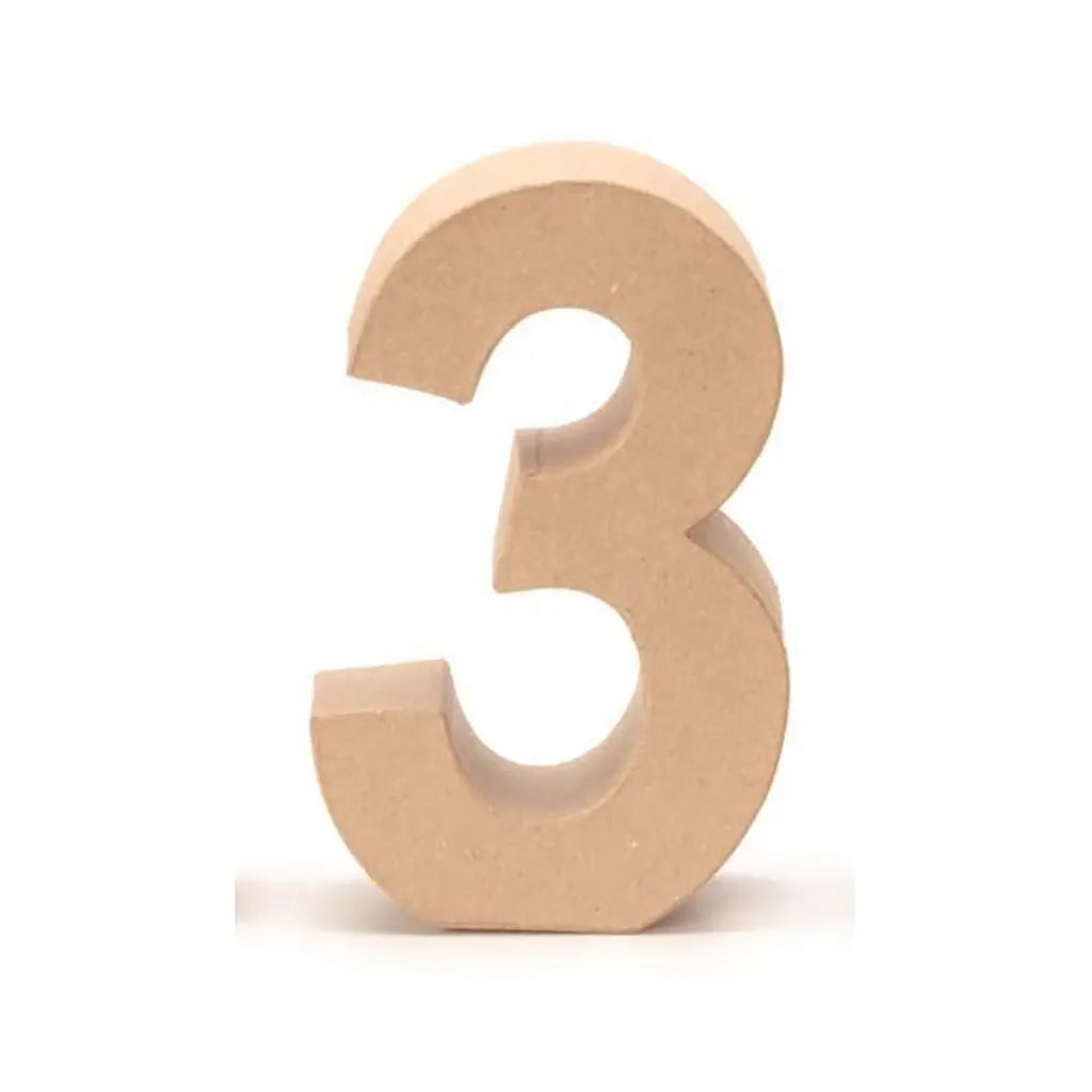 Number 3 17.5X5.5CM