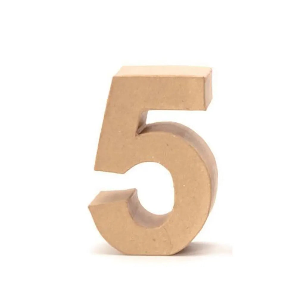 Number 5 17.5X5.5CM