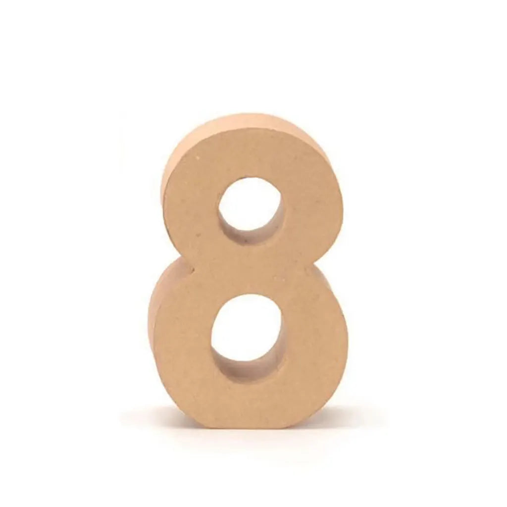 Number 8 17.5X5.5CM