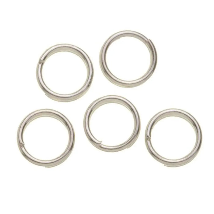 Ring 15pcs 7mm Silver