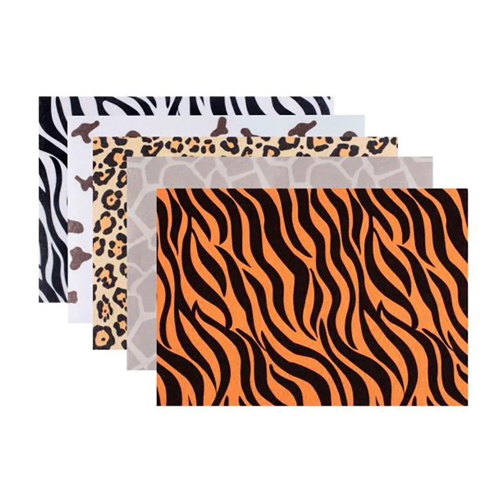 Felt Pack 5pcs. Animal Motifs 20x30cm