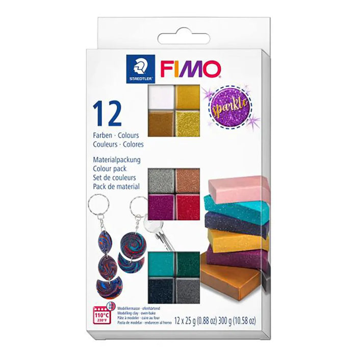 FIMO effect sparkle Colour Pack 12x25g