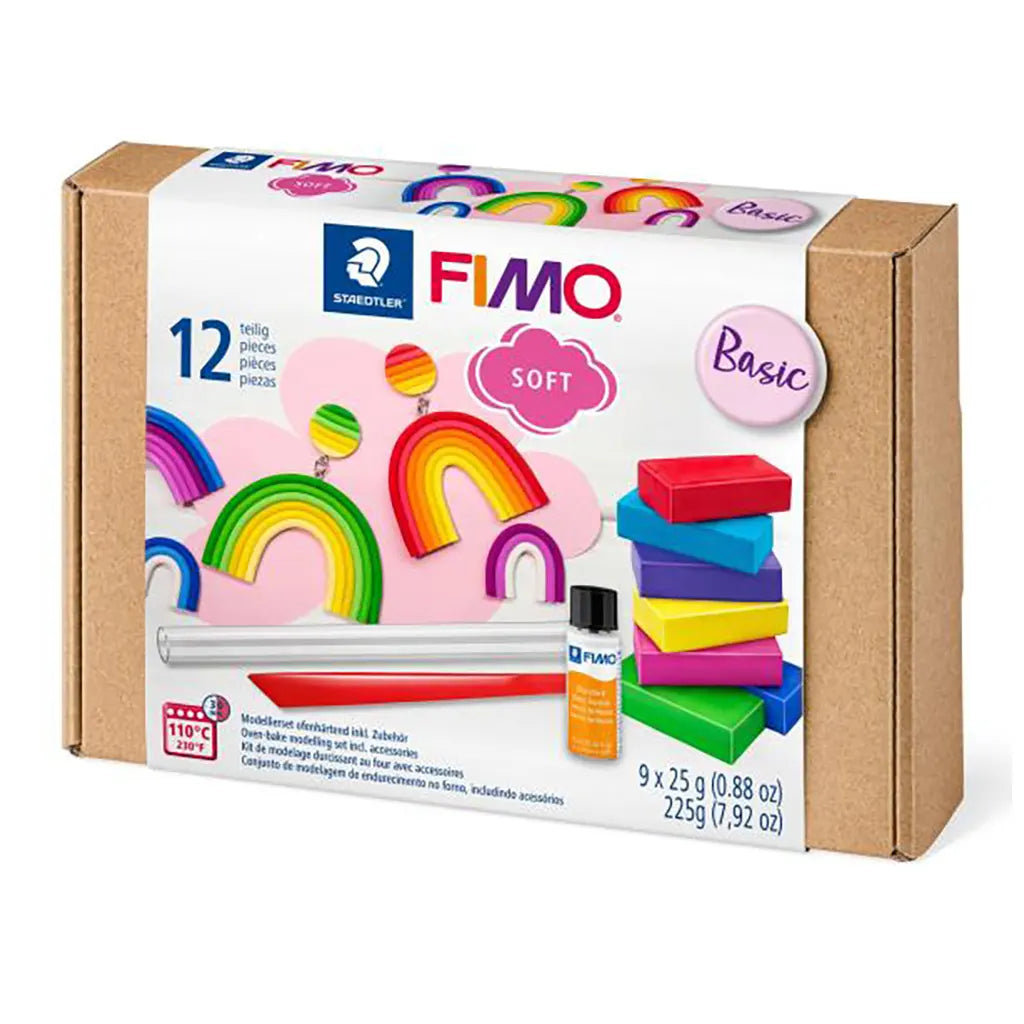 Fimo Soft Basic set 9 Half-Blocs