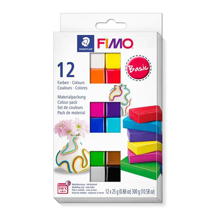 FIMO SOFT Colour Pack 12x25g 12s Basic