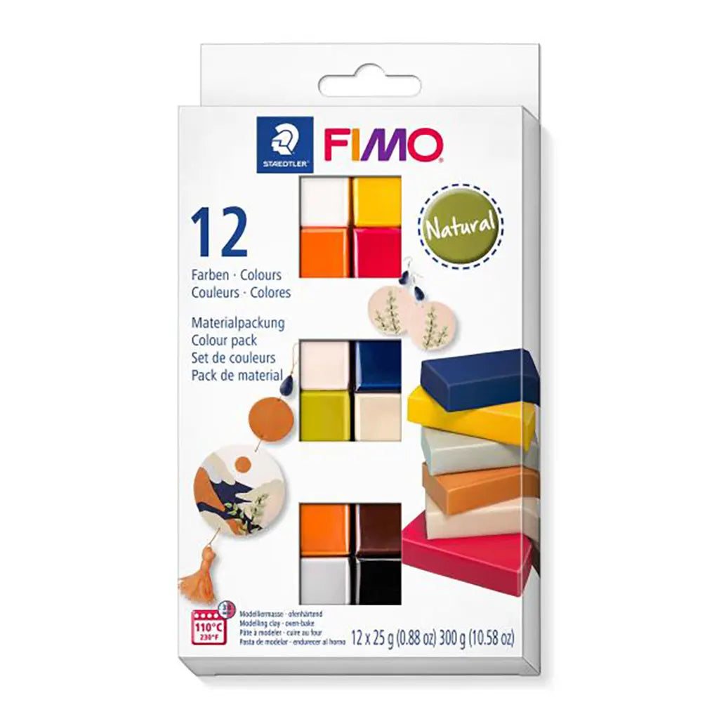 FIMO soft Colour Pack Natural 12 blocs
