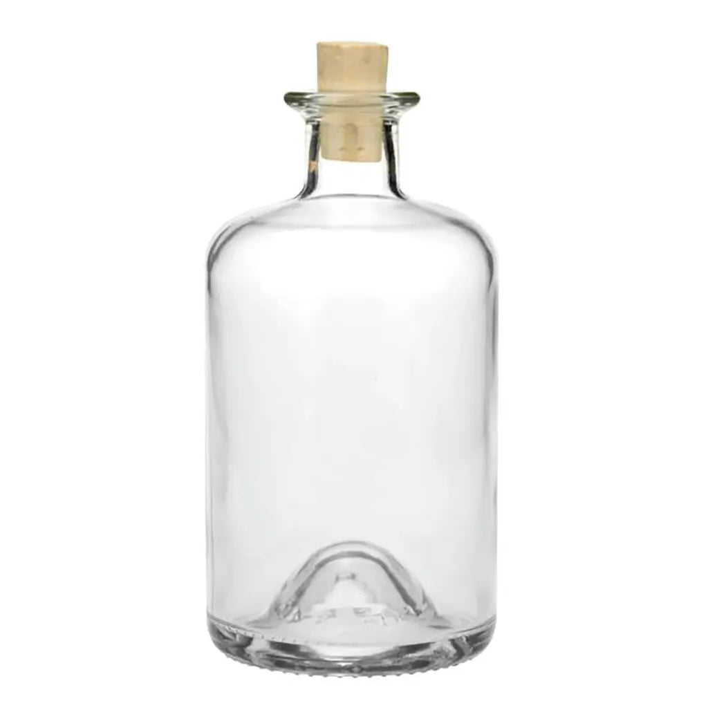 Chemist Bottle 500ml 16x8cm, with Cork