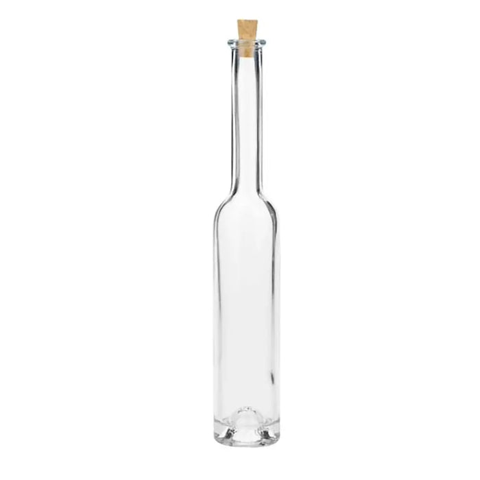 Glass Bottle Thin 100ml 23.5x4cm, with Cork