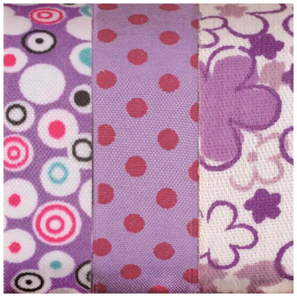 Textile Ribbons Self Adhesive 3x1m Lilac 3
