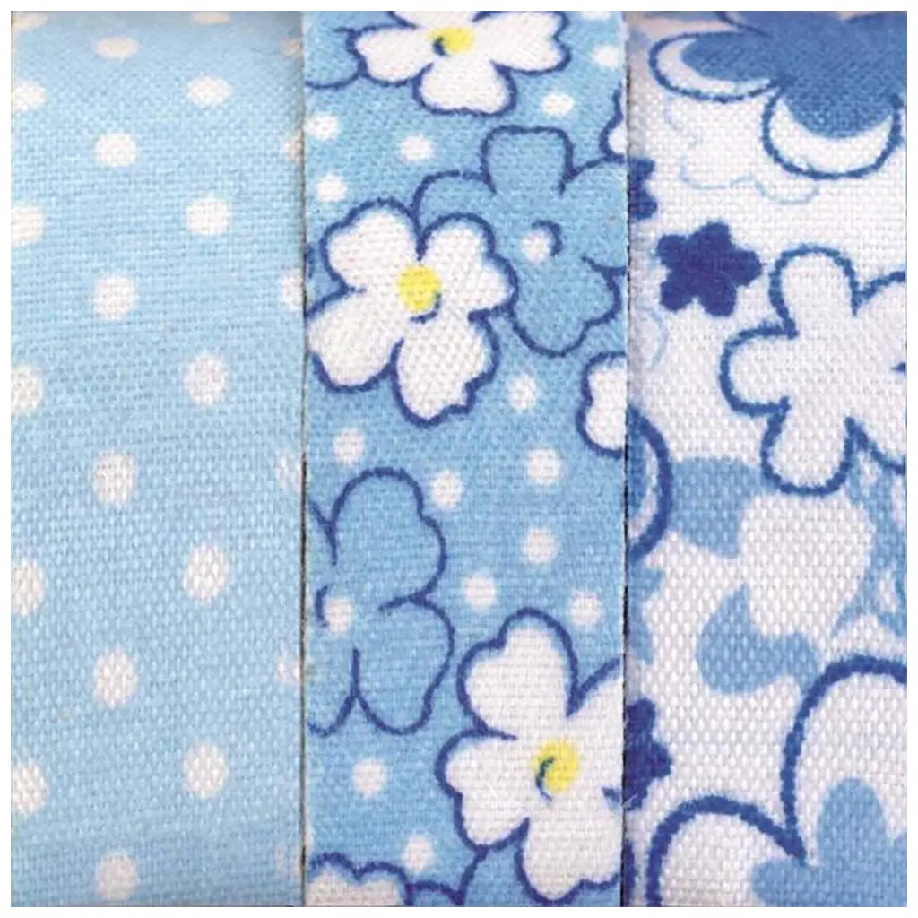 Textile Ribbons Self Adhesive 3x3m Blue 1