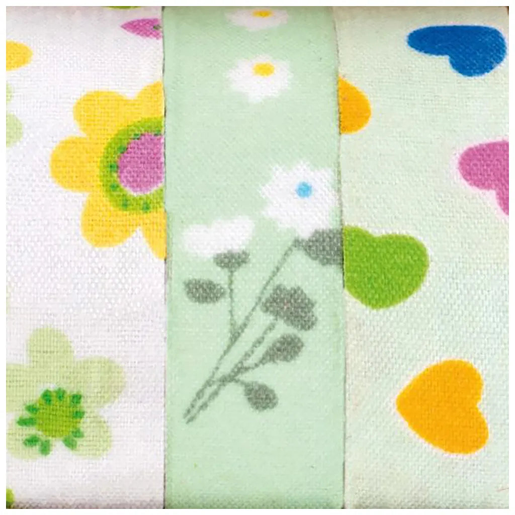 Textile Ribbons Self Adhesive 3x3m Green 2