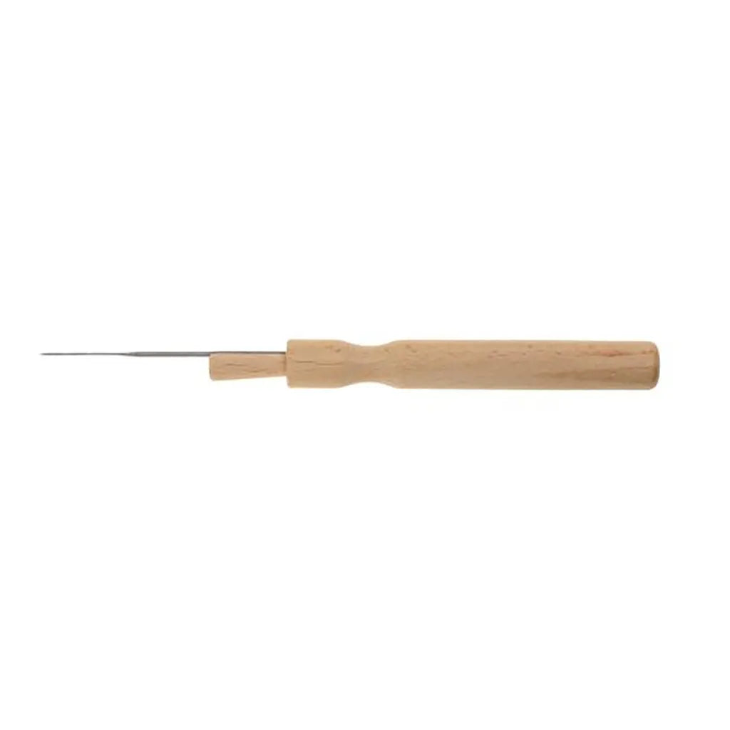 Felting Needle with Wooden Grip Beech Wood