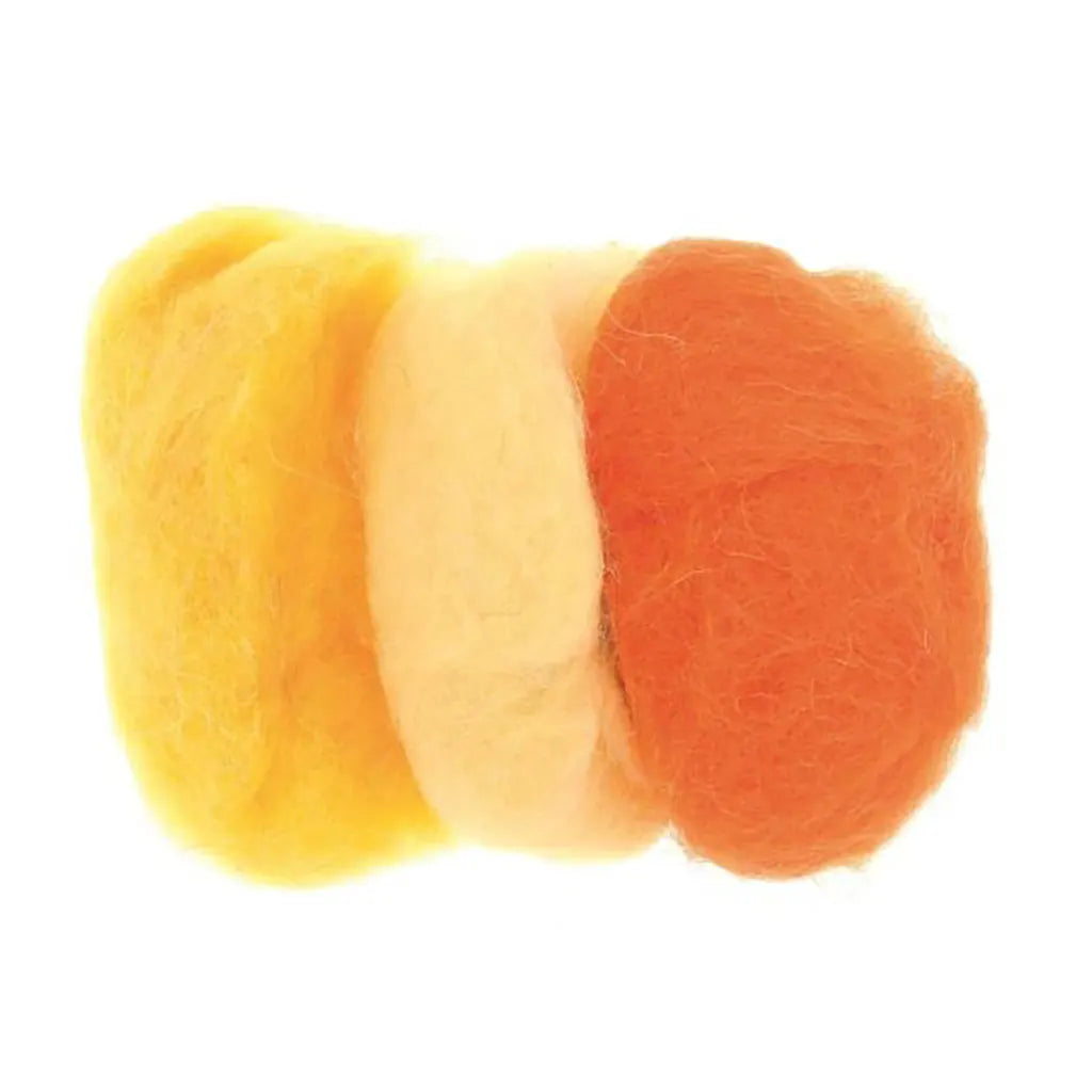 Sheepwool 30G 100% Natural, Yellow-Mix