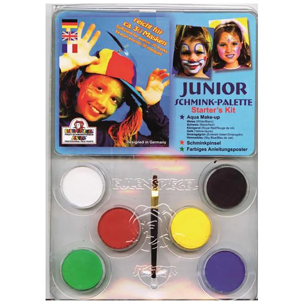 Profi Aqua Make-up Starter Kit 6 Colors, Pinceau Instructions