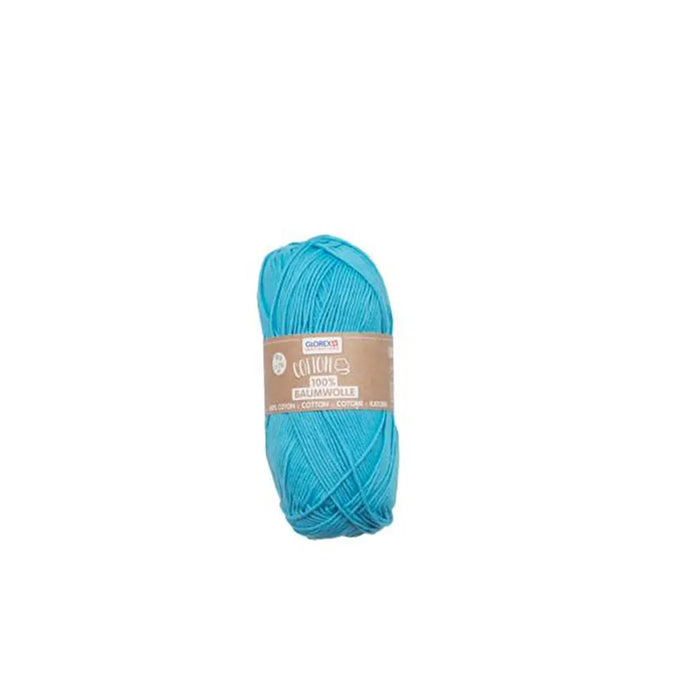 Cotton 100% Wool Cotton 50G, Light Blue