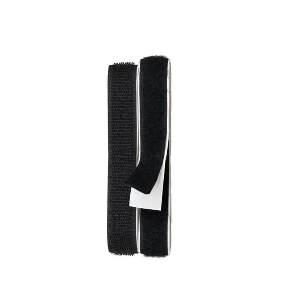 Velcro fastener Self Adhesive 80cm x 16mm, Black
