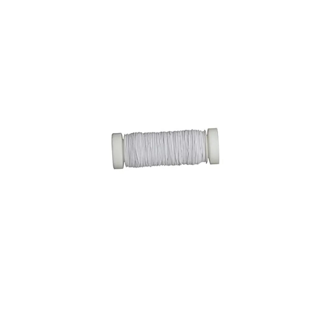 Elastic Thread White 20m 0.6mm