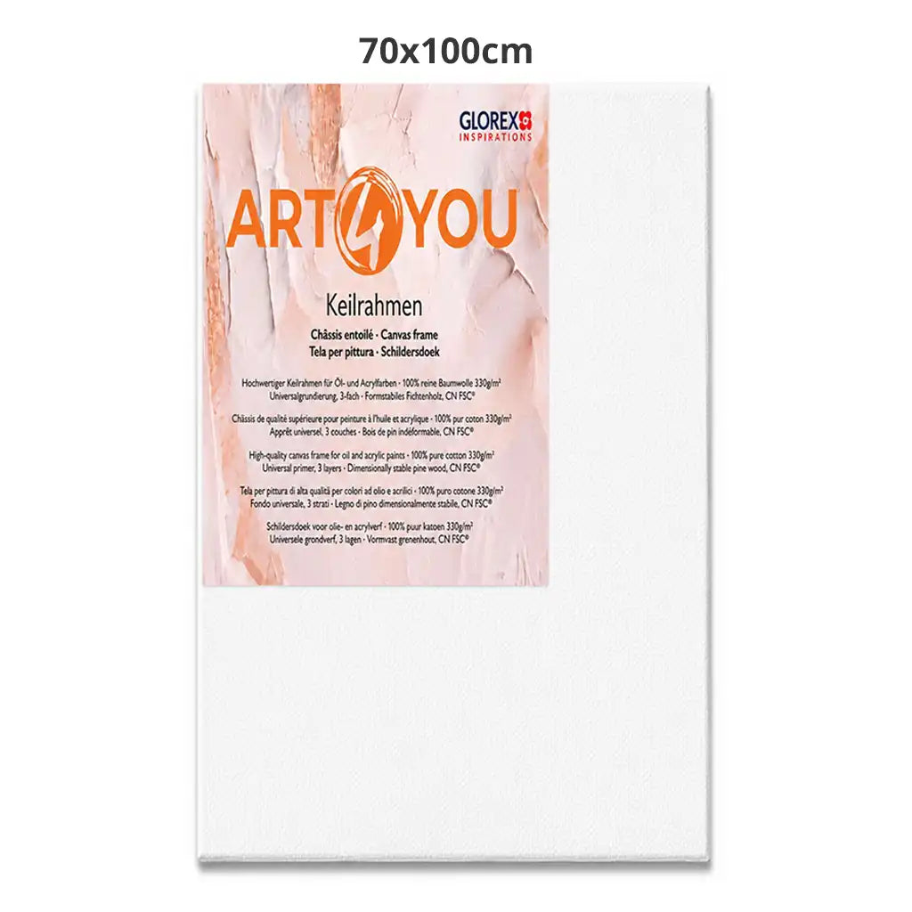 Glorex ART4YOU Canvas Frame 2.0cm 330g/M2 Pine 70x100cm