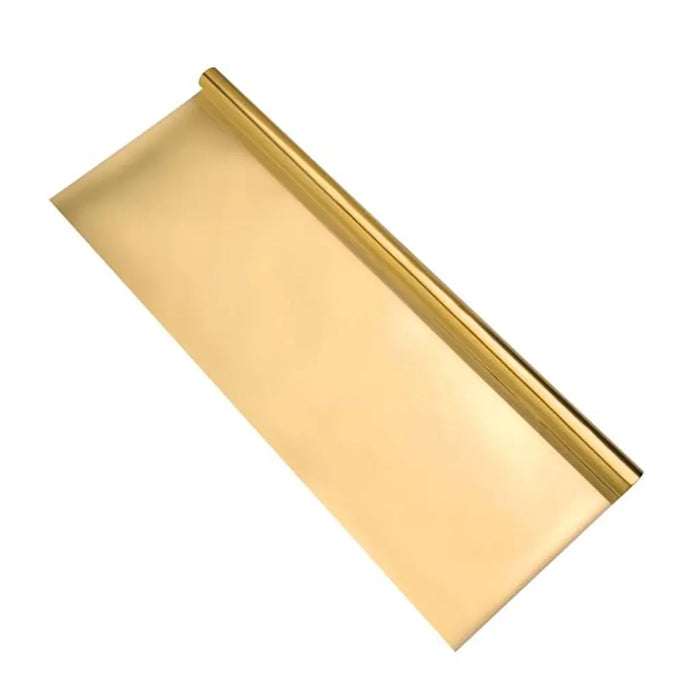Double Face Aluminium Paper 50x78cm, 1 Roll, Gold/Gold