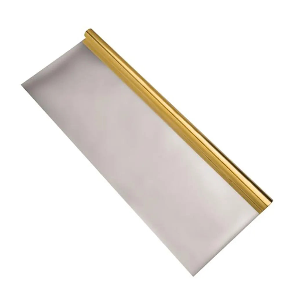 Double Face Aluminium Paper 50x78cm, 1 Roll, Gold/Silber