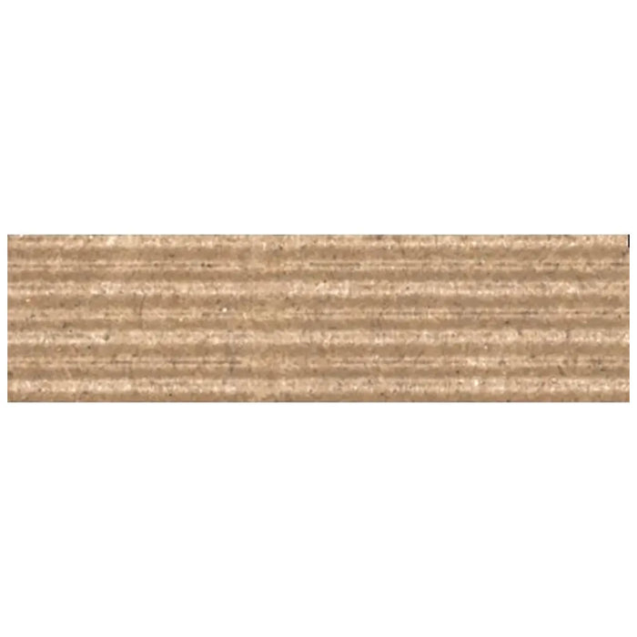 Corrugated Cardboard 50x70cm 1 Sheet, Natural