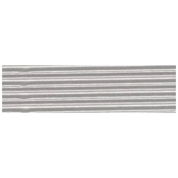 Corrugated Cardboard 50x70cm 1 Sheet, Silver