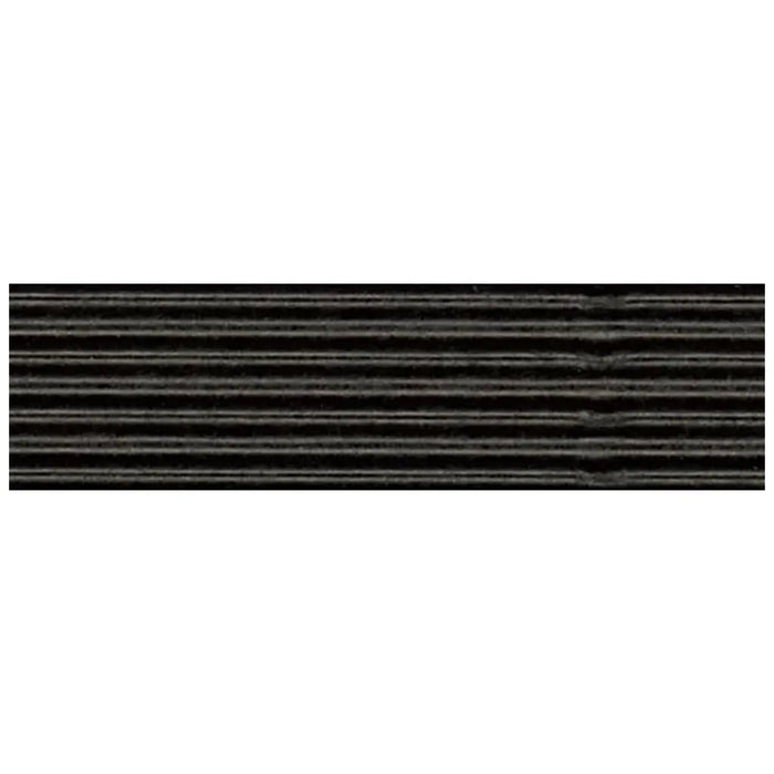 Corrugated Cardboard 50x70cm 1 Sheet, Black