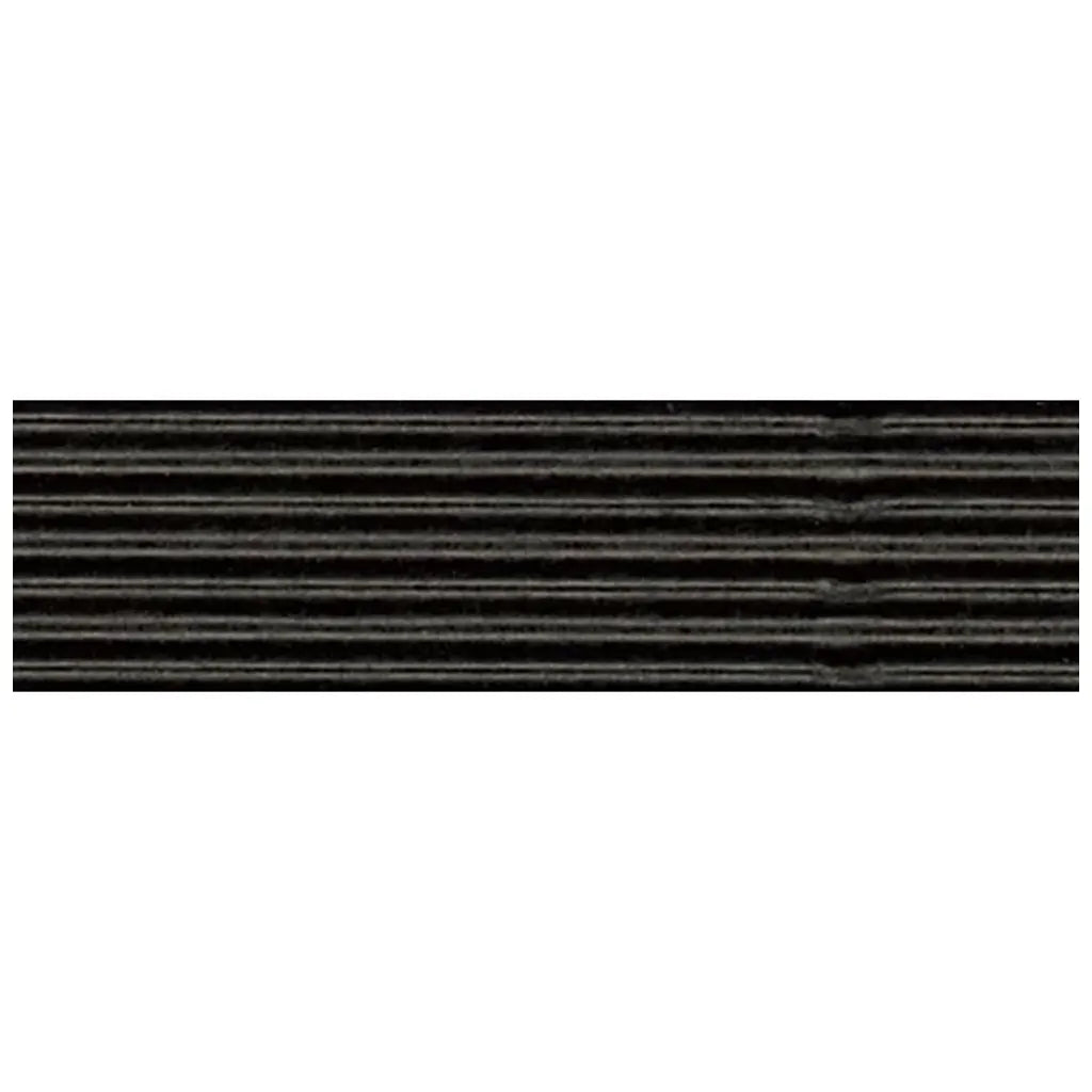 Corrugated Cardboard 50x70cm 1 Sheet, Black