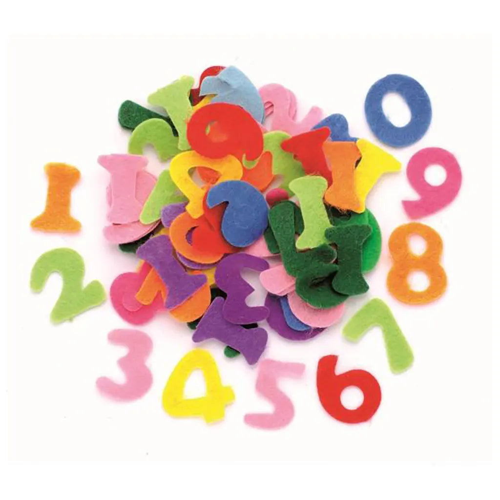 Craft Felt Numbers 150pcs