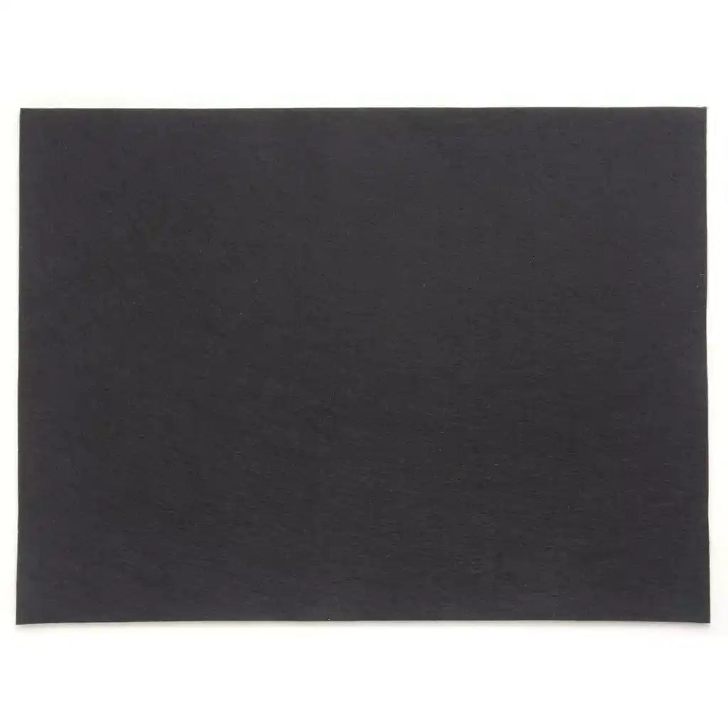 Craft Felt 4mm 30X40cm 1pc, Black