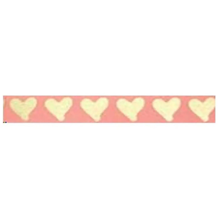 Washi Tape 15mmx10m, with Hearts