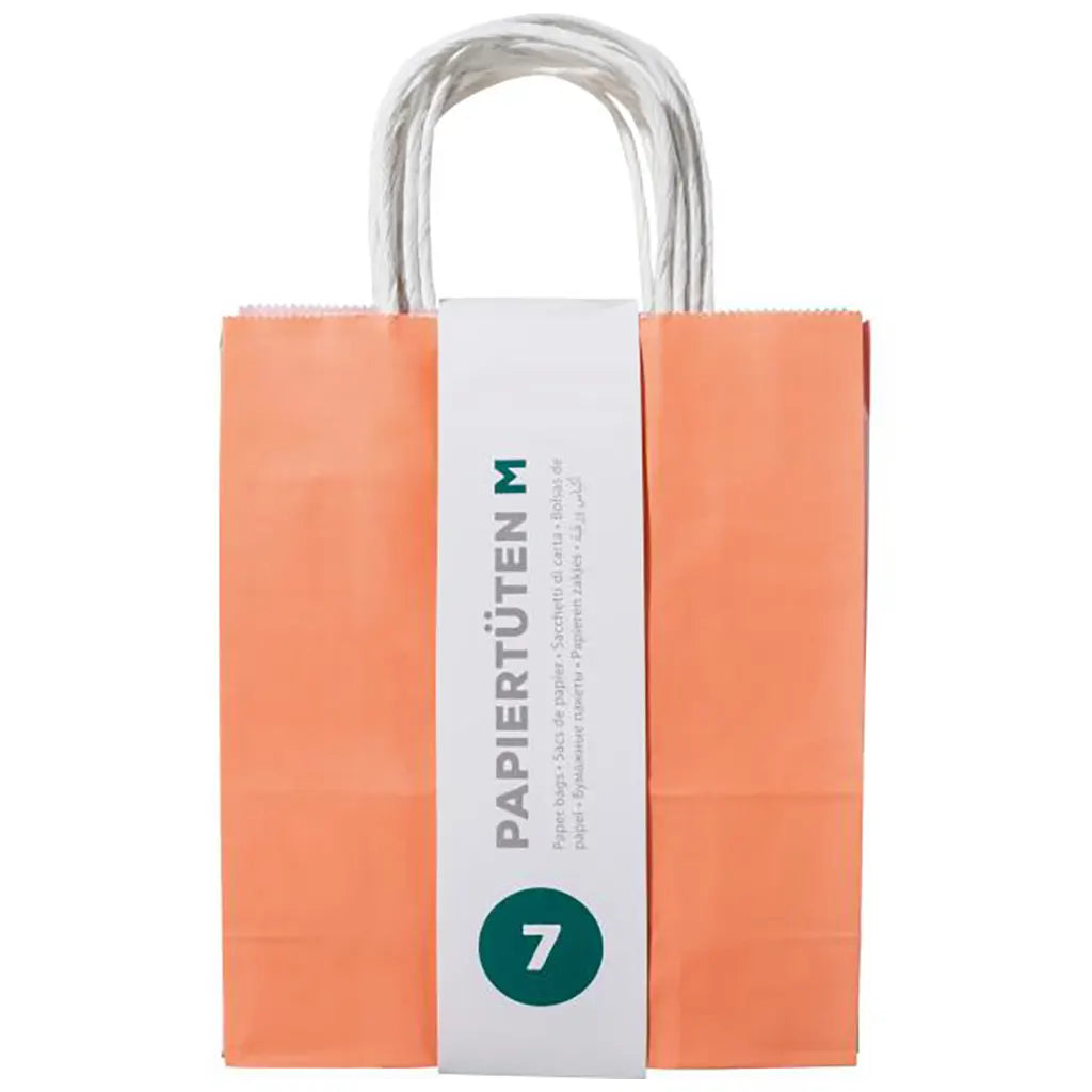 Kraft Paper Bags 18x8x21cm, 7pcs Assorted