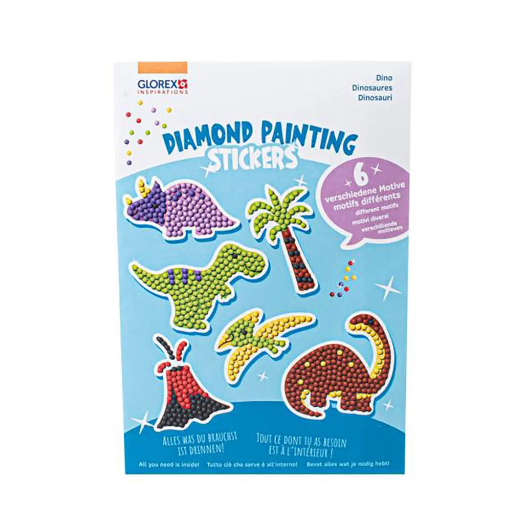 Diamond Painting Stickers Dinos