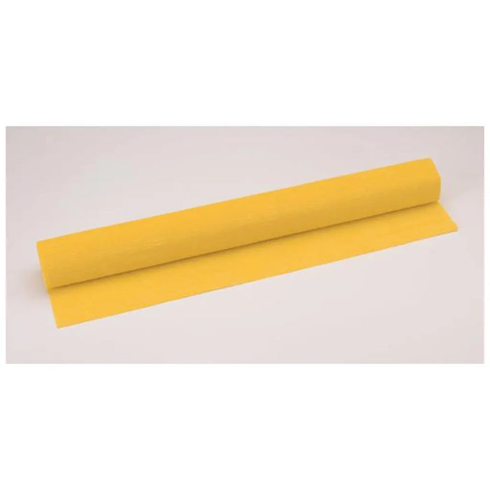 Floristic Crepe Paper 50x250cm 1 Roll, Yellow