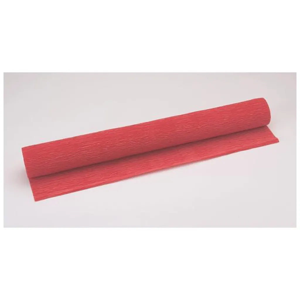 Floristic Crepe Paper 50x250cm 1 Roll, Red