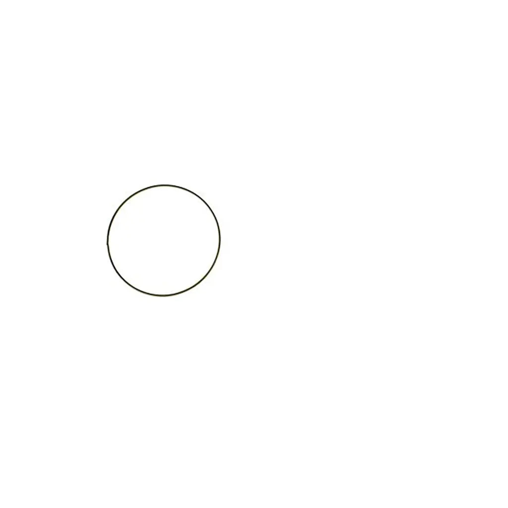 Metal Ring Black, 15cm