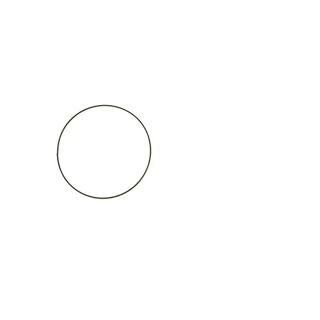 Metal Ring Black, 20cm