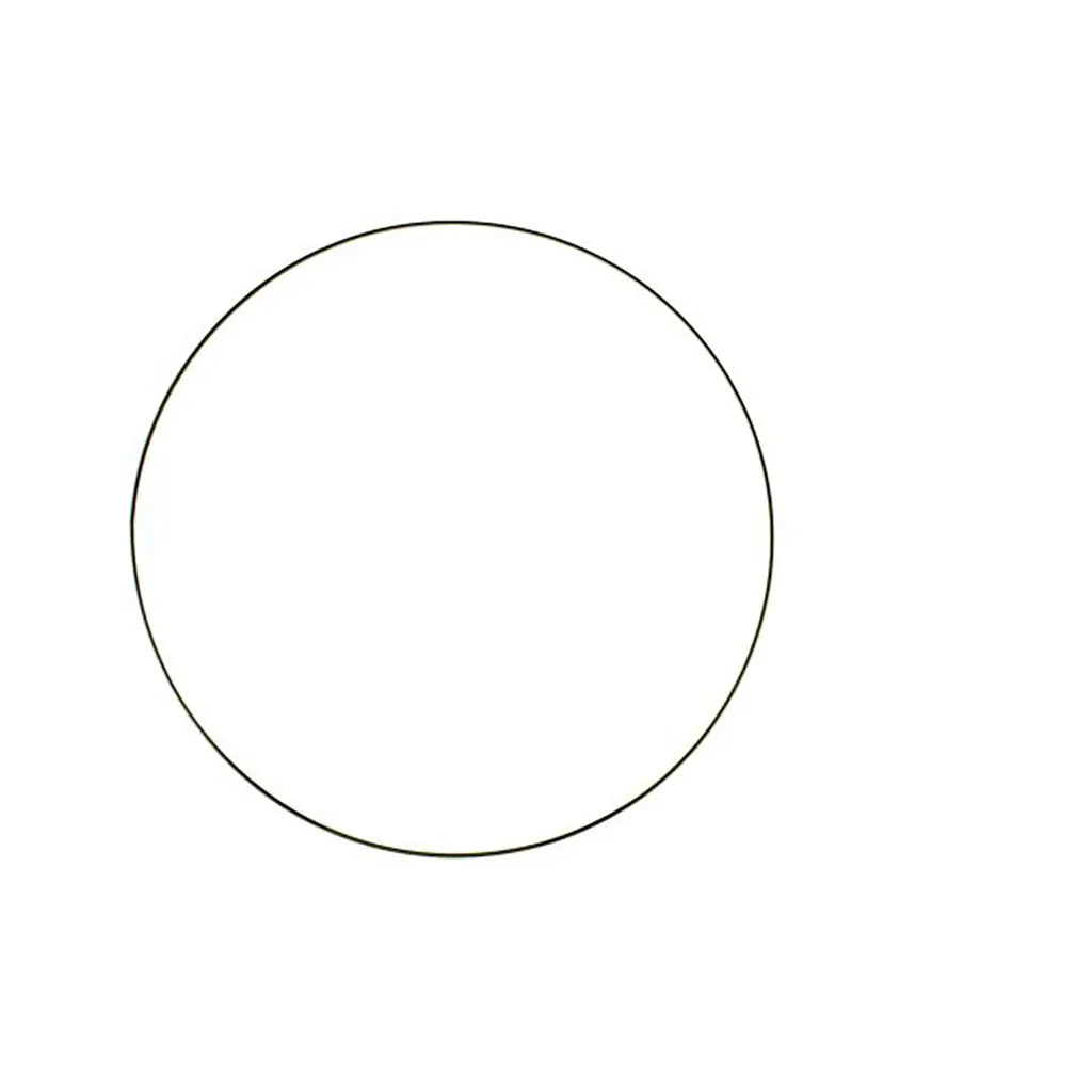 Metal Ring Black, 40cm