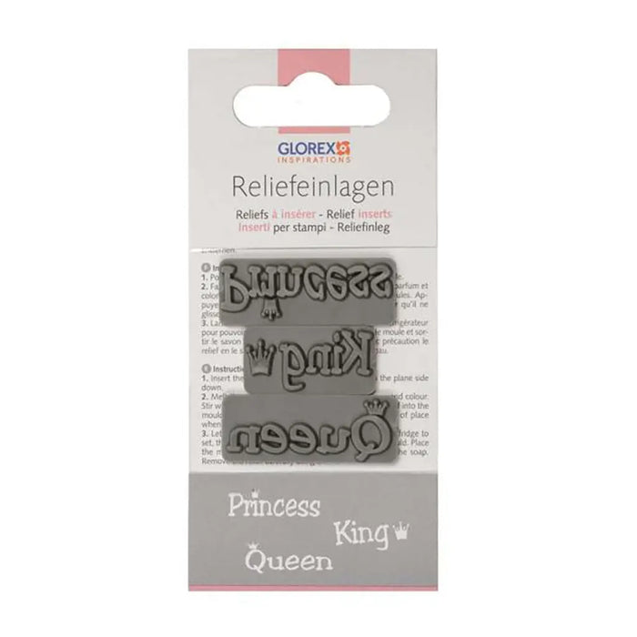 Relief Insert 3pcs Princess / Queen / King
